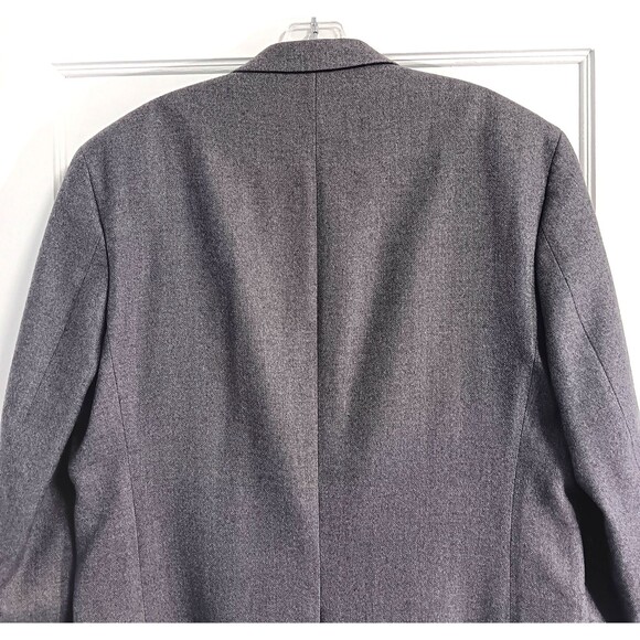 Ralph Lauren Blazer Sport Coat Men 44R Gray 100% Wool Tweed Suit Jacket 2 Button - Picture 5 of 10
